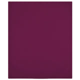 Vidaxl angepasstes Blatt Trikot 90x200 cm Baumwollbordeaux Rot