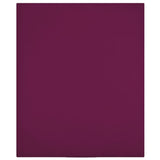 Vidaxl ausgestattete Blätter 2 St Jersey 90x200 cm Baumwollbordeaux rot