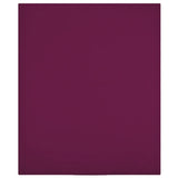 Vidaxl angepasstes Blatt Trikot 180x200 cm Baumwollbordeaux Rood