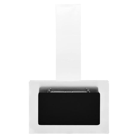 Vidaxl Wandextraktionshaube 60 cm Edelstahl gehärtetes Glas Silber gefärbt
