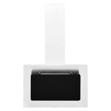 Vidaxx Wand-Dunstabzugshaube 60 cm Edelstahl gehärtetes Glas silberfarben