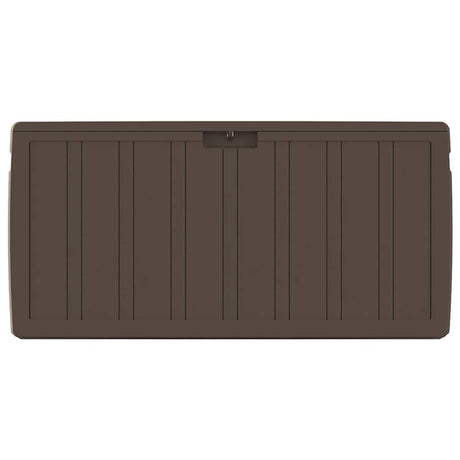 Vidaxl -Kissenbox 117x45.5x57,5 cm 270 l Braun