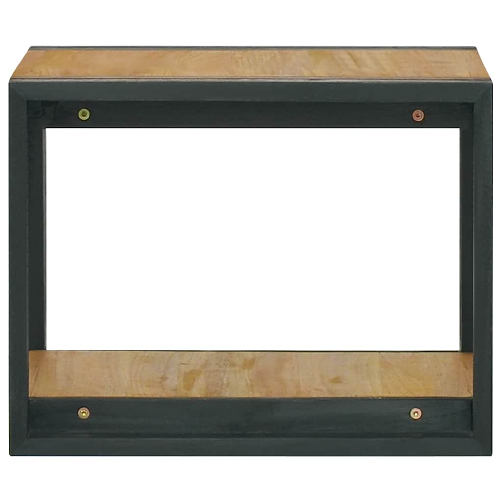 Vidaxl badkamerwandkast 45x45x35 cm massief teakhout