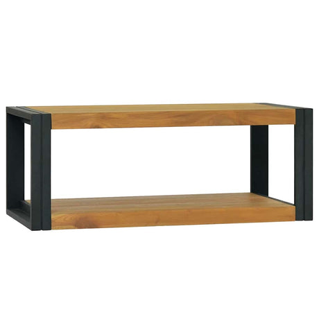 Vidaxl badkamerwandkast 90x45x35 cm massief teakhout