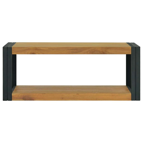 Vidaxl badkamerwandkast 90x45x35 cm massief teakhout