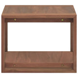 Vidaxl badkamerwandkast 45x45x35 cm massief teakhout