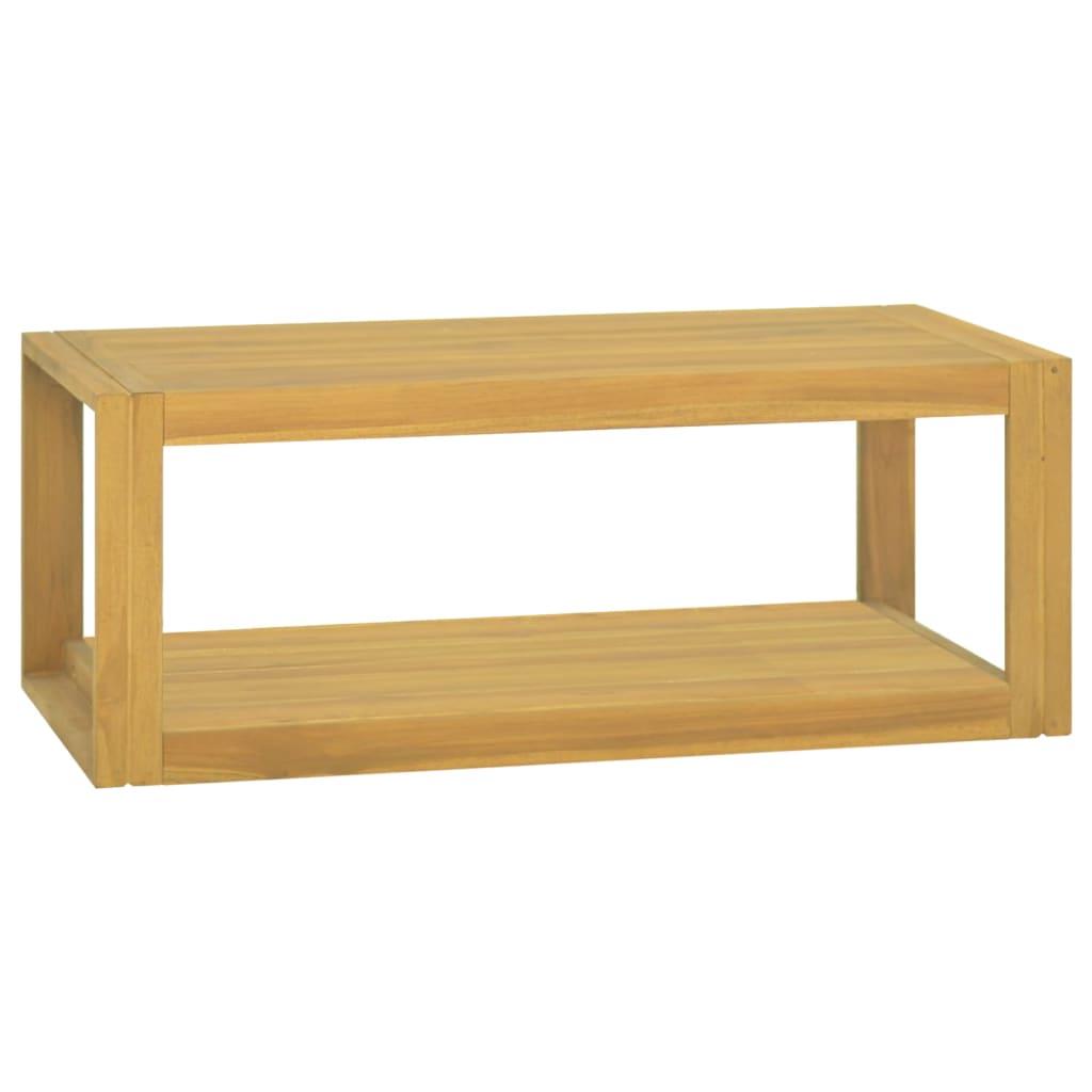 Vidaxl badkamerwandkast 90x45x35 cm massief teakhout