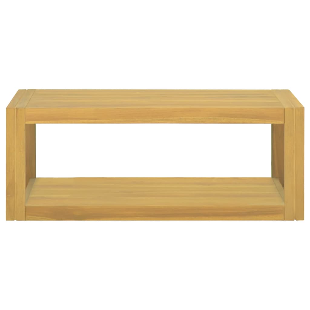Vidaxl badkamerwandkast 90x45x35 cm massief teakhout