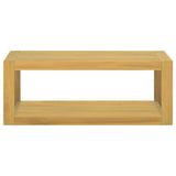 Vidaxl badkamerwandkast 90x45x35 cm massief teakhout