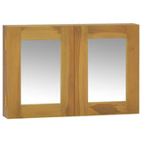 Vidaxl spiegelkast 60x10x40 cm massief teakhout
