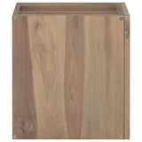 Vidaxl badkamerwandkast 46x25,5x40 cm massief teakhout