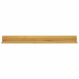 Vidaxl wandschappen 2 st 110x10x10 cm massief teakhout
