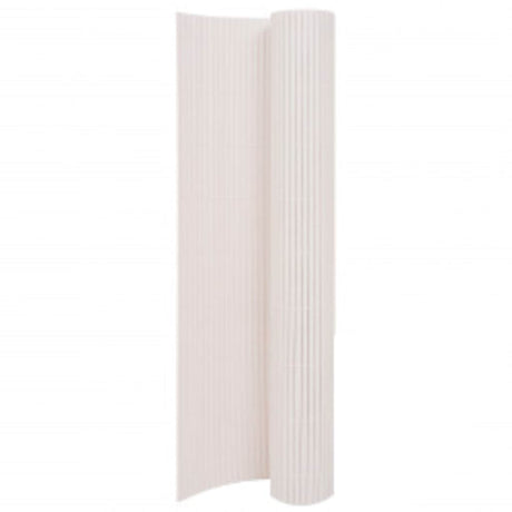 Vidaxl Gartenzäune doppelte 110 x 400 cm Weiß
