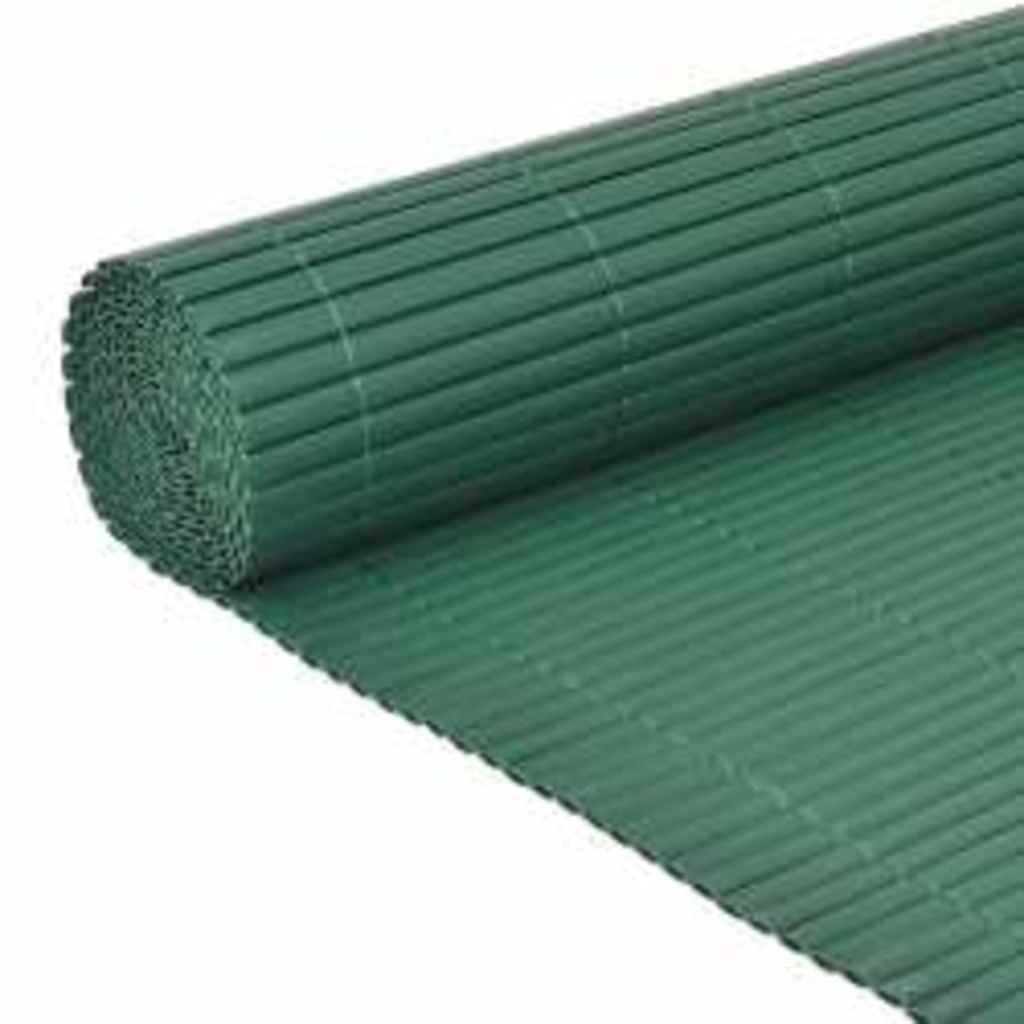 Vidaxx doppelseitiger Gartenzaun 110x400 cm grün