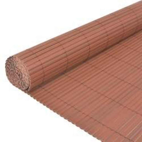 Vidaxx doppelseitiger Gartenzaun 110x400 cm braun