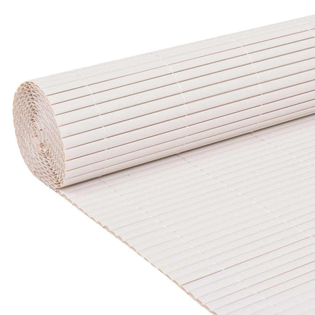 Vidaxl Gartenzäune doppelte 110 x 500 cm Weiß