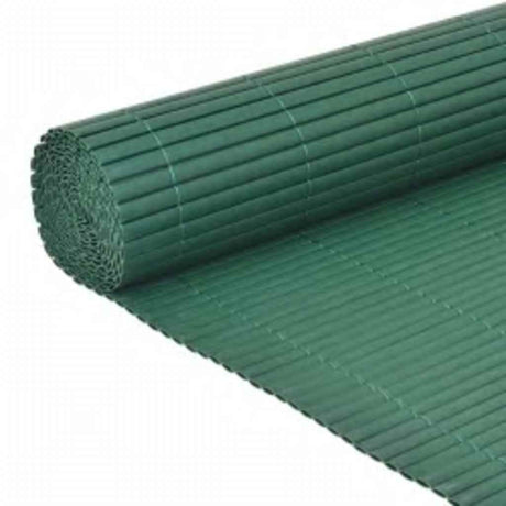 Vidaxl Gartenzäune doppelte 110 x 500 cm Grün
