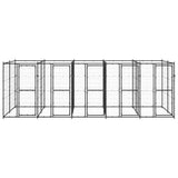 Vidaxl -Hundezwinger 12,1 m² Stahl
