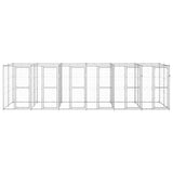 Vidaxl -Hundezwinger 14,52 m² verzinkter Stahl