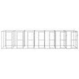 Vidaxl -Hundezwinger 16,94 m² verzinkter Stahl