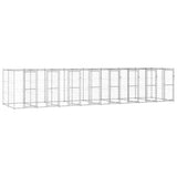 Vidaxl -Hundezwinger 19,36 m² verzinkter Stahl