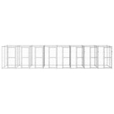 Vidaxl -Hundezwinger 19,36 m² verzinkter Stahl
