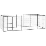 Vidaxl -Hundezwinger 12,1 m² Stahl