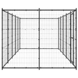 Vidaxl -Hundezwinger 12,1 m² Stahl