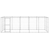 Vidaxl -Hundezwinger 12,1 m² verzinkter Stahl