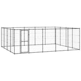 Vidaxl -Hundezwinger 24,2 m² Stahl