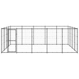 Vidaxl -Hundezwinger 24,2 m² Stahl