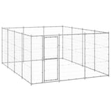 VidaXL Hundehütte 14,52 m² verzinkter Stahl