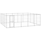 VidaXL Hundehütte 24,2 m² verzinkter Stahl