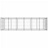 Vidaxl -Hundezwinger 21,78 m² Stahl