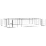 Vidaxl -Hundezwinger 65,34 m² Stahl