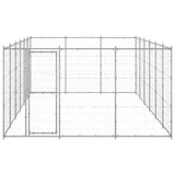 VidaXL Hundehütte 21,78 m² verzinkter Stahl