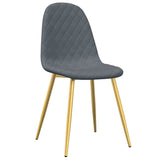 Vidaxl eetkamerstoelen 6 st fluweel donkergroen