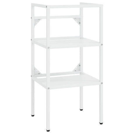 Vidaxl wastafelframe 40x38x83 cm ijzer wit