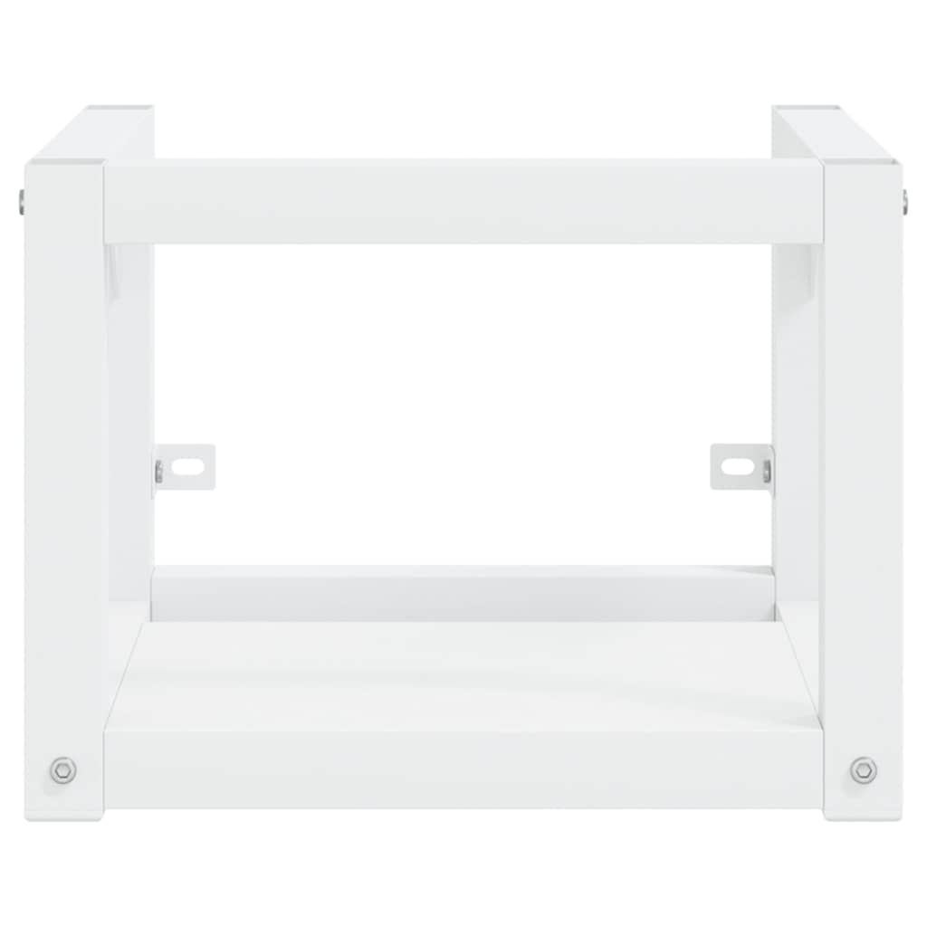 Vidaxl wastafelframe wandgemonteerd 40x38x31 cm ijzer wit