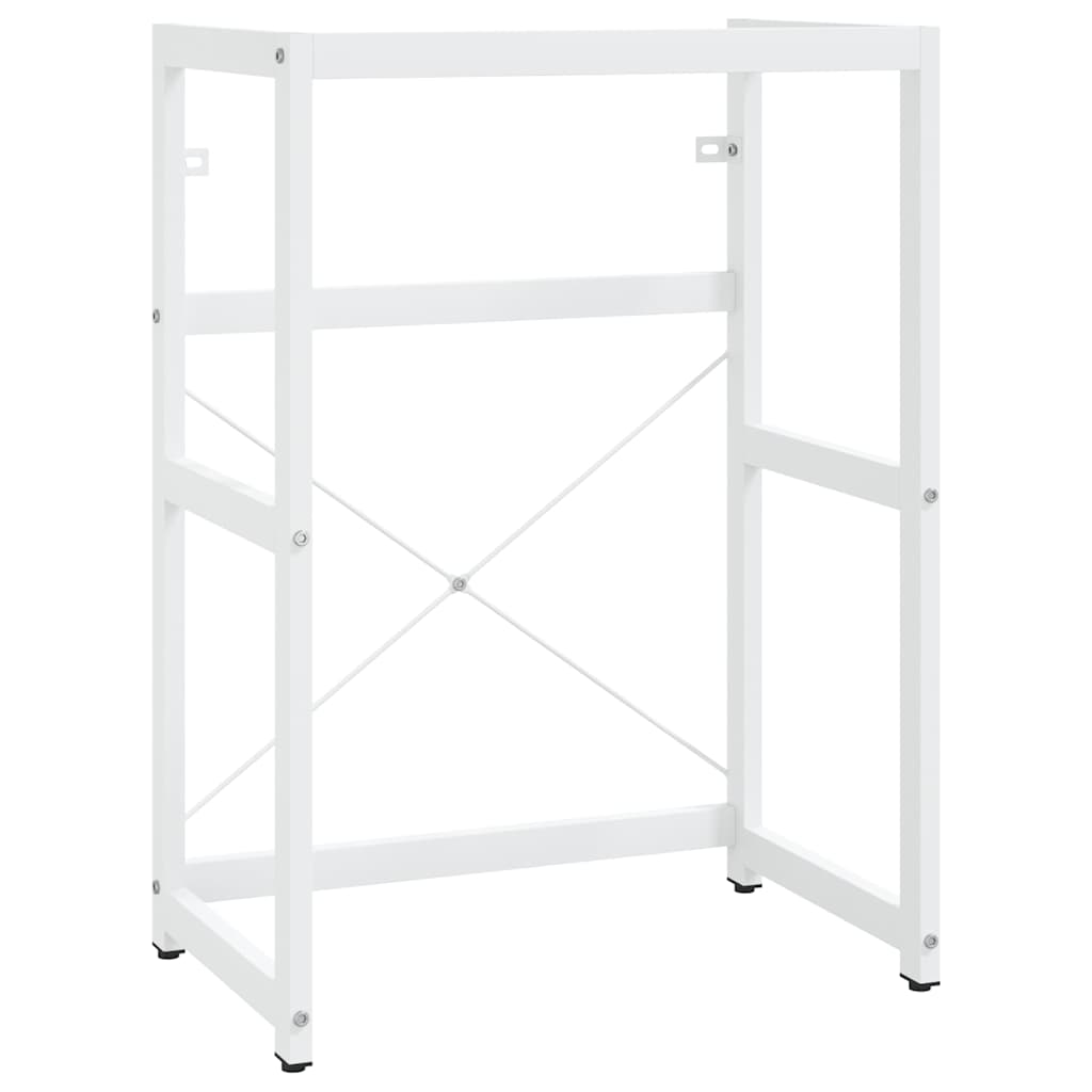 Vidaxl wastafelframe 59x38x83 cm ijzer wit