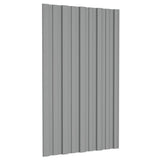 VIDAXL -Dachpaneele 36 ST 80x45 cm verzinkter Stahl grau