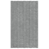 VIDAXL -Dachpaneele 12 ST 80x45 cm verzinkter Stahl Silberfarbe