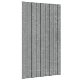 VIDAXL -Dachpaneele 36 ST 80x45 cm verzinkter Stahl Silberfarbe