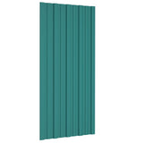 VIDAXL -Dachpaneele 12 ST 100x45 cm verzinktes Stahlgrün