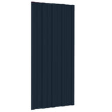VIDAXL -Dachplatten 36 PC 100x45 cm verzinkter Stahl -Anthrazit