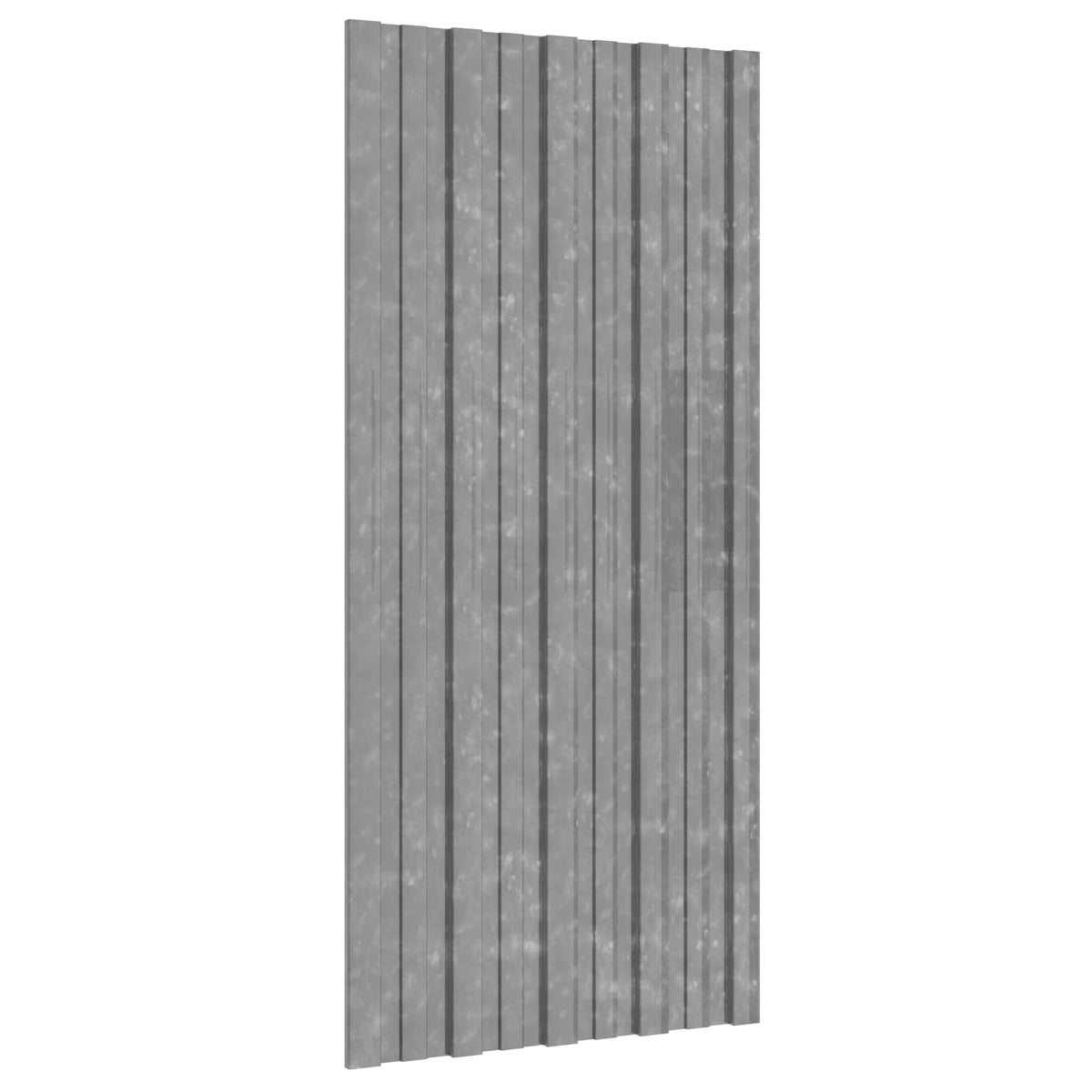 Vidaxl dakpaneel 12 st zilver 100 x 45 cm verzinkt staal