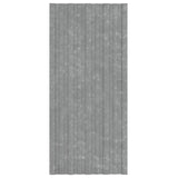 Vidaxl dakpaneel 12 st zilver 100 x 45 cm verzinkt staal