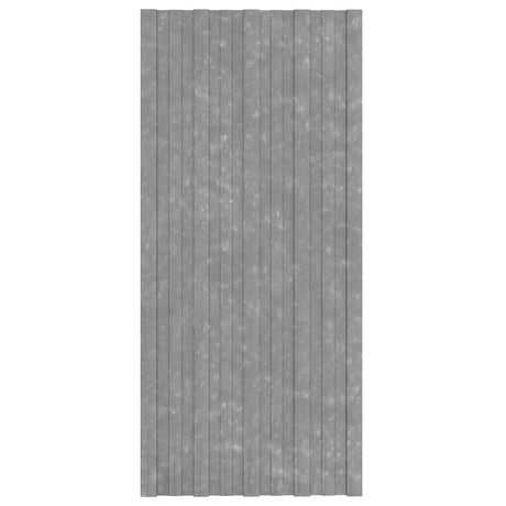 Vidaxl dakpaneel 12 st zilver 100 x 45 cm verzinkt staal