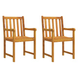 Vidaxl tuinstoelen 2 st massief acaciahout