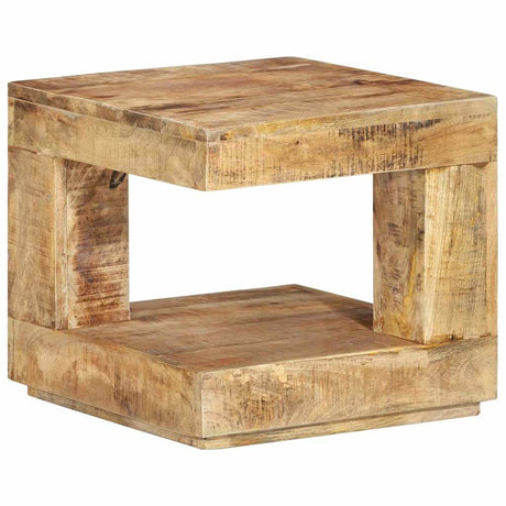 Vidaxl salontafel 45x45x40 cm massief mangohout